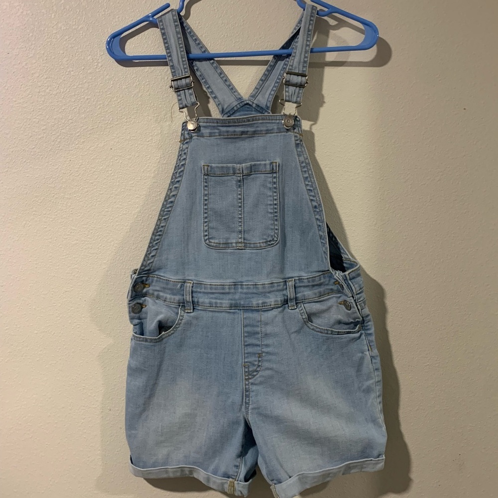 Light Blue Denim Overalls